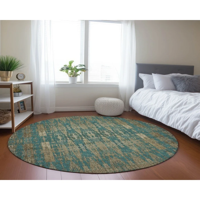 Chantille ACN580 Teal 8' x 8' Rug