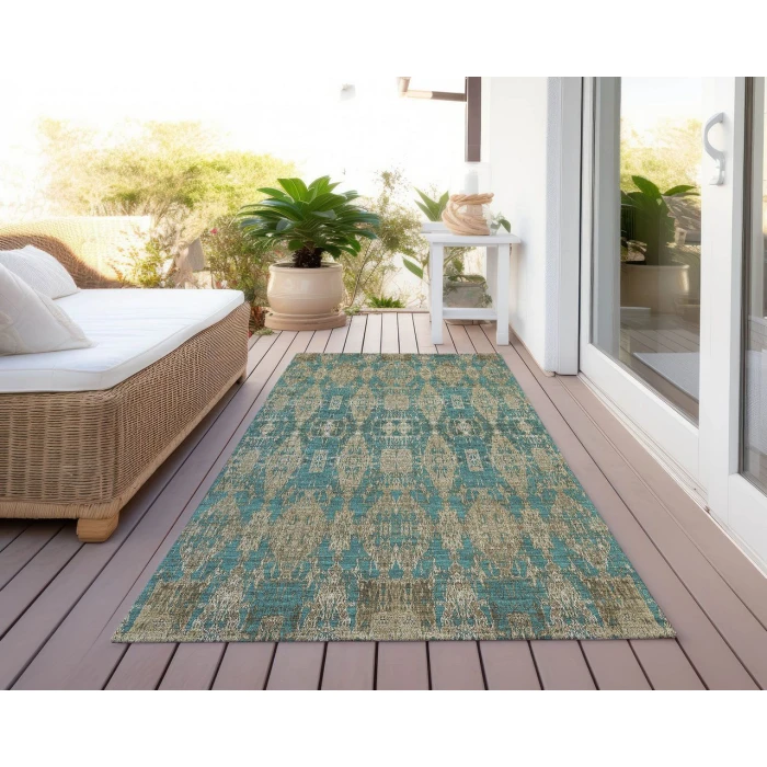 Chantille ACN580 Teal 2'3" x 7'6" Rug