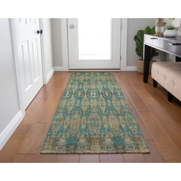 Chantille ACN580 Teal 2'3" x 7'6" Rug