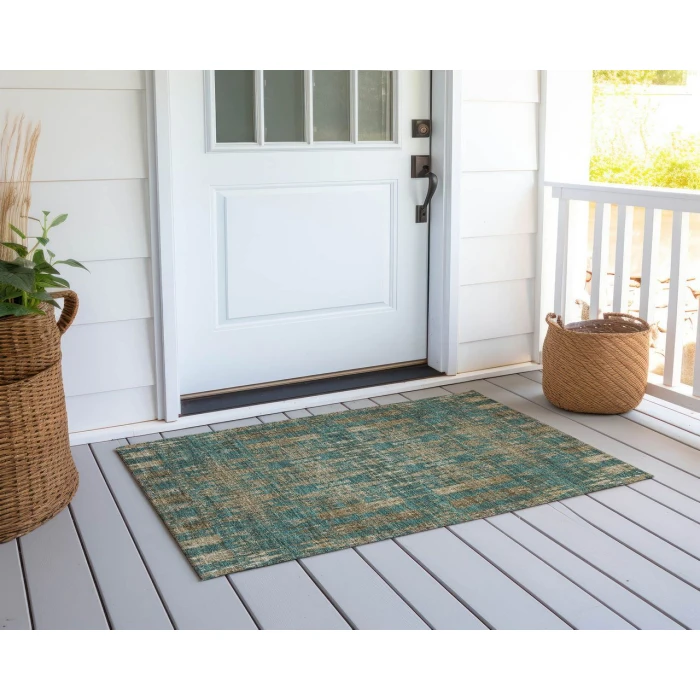 Chantille ACN580 Teal 1'8" x 2'6" Rug