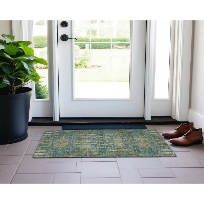 Chantille ACN580 Teal 1'8" x 2'6" Rug