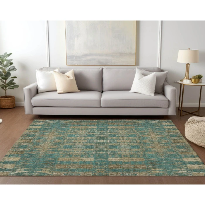 Chantille ACN580 Teal 5' x 7'6" Rug