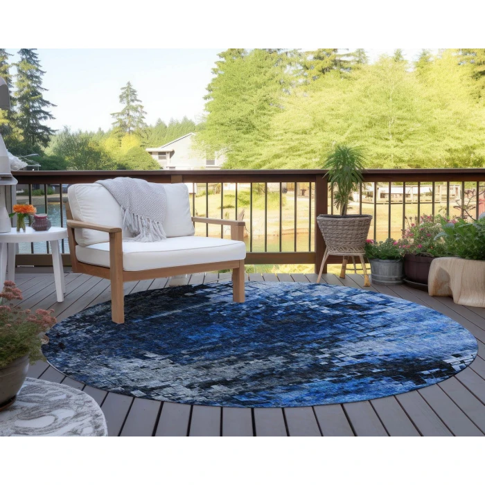 Chantille ACN581 Blue 8' x 8' Rug