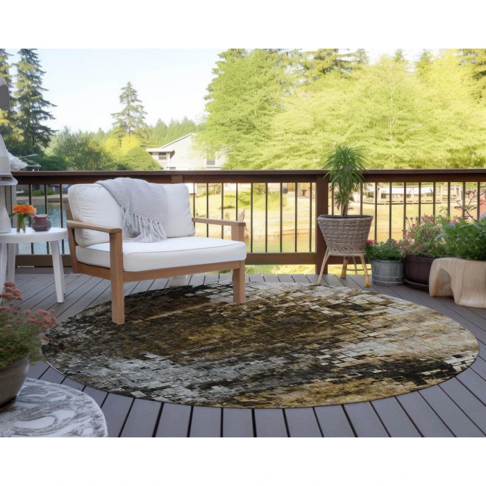 Chantille ACN581 Brown 8' x 8' Rug