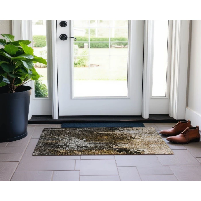 Chantille ACN581 Brown 1'8" x 2'6" Rug