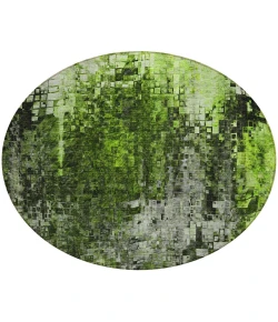 Addison Chantille ACN581 Green 8 ft. x 8 ft. Round Rug