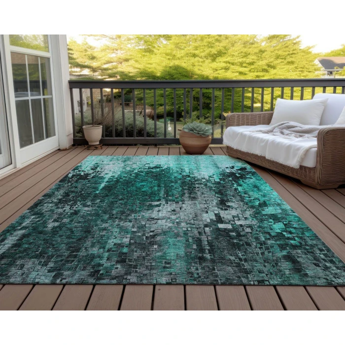 Chantille ACN581 Teal 3' x 5' Rug