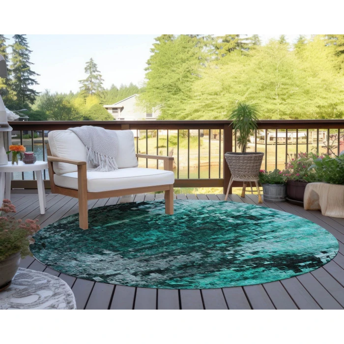 Chantille ACN581 Teal 8' x 8' Rug