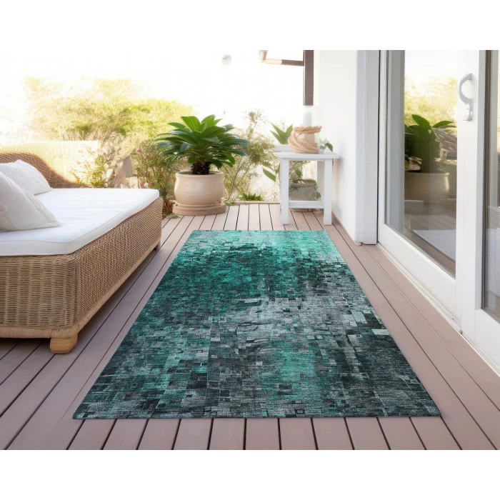 Chantille ACN581 Teal 2'3" x 7'6" Rug