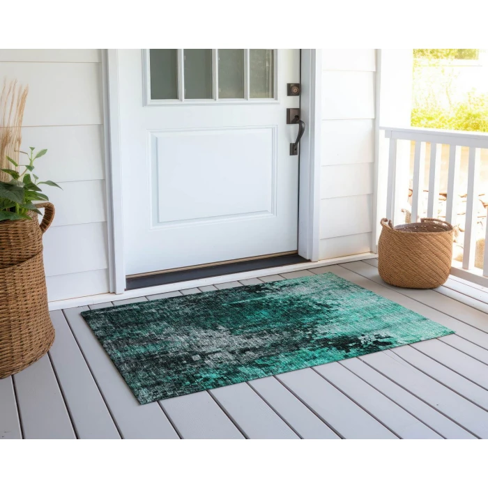 Chantille ACN581 Teal 1'8" x 2'6" Rug