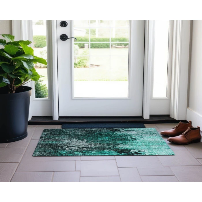 Chantille ACN581 Teal 1'8" x 2'6" Rug