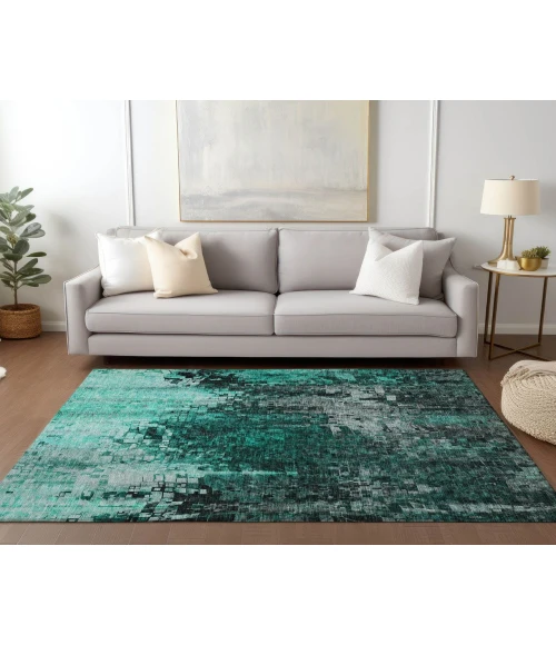 Chantille ACN581 Teal 5' x 7'6" Rug