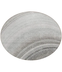 Addison Chantille ACN584 Gray 8 ft. x 8 ft. Round Rug