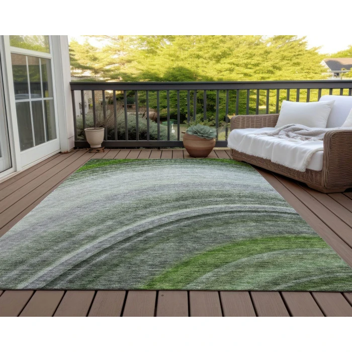 Chantille ACN584 Green 3' x 5' Rug