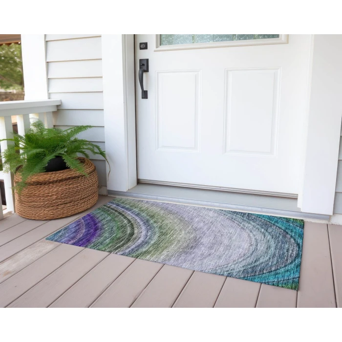Chantille ACN584 Teal 1'8" x 2'6" Rug
