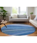 Chantille ACN585 Blue 8' x 8' Rug