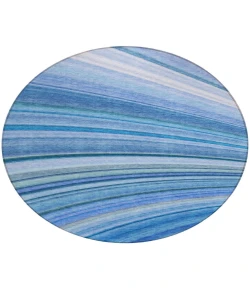 Addison Chantille ACN585 Blue 8 ft. x 8 ft. Round Rug