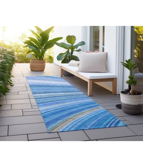 Chantille ACN585 Blue 2'3" x 7'6" Rug