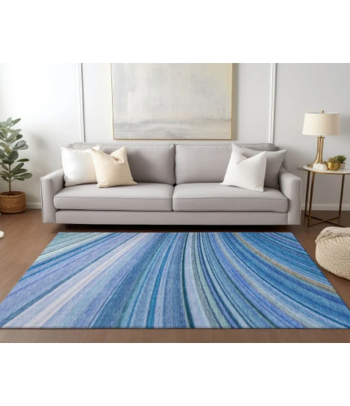 Chantille ACN585 Blue 2'6" x 3'10" Rug
