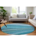 Chantille ACN585 Teal 8' x 8' Rug