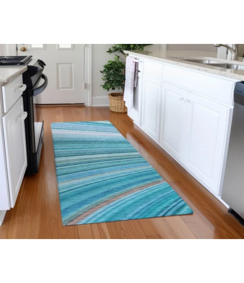 Chantille ACN585 Teal 2'3" x 7'6" Rug