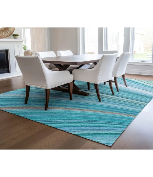 Chantille ACN585 Teal 9' x 12' Rug