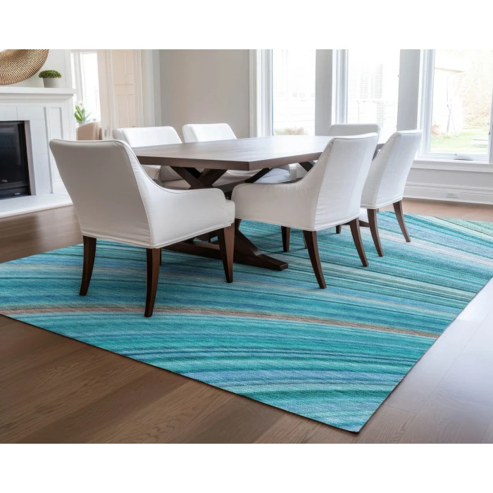 Chantille ACN585 Teal 9' x 12' Rug