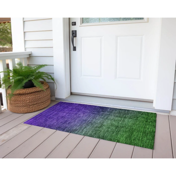 Chantille ACN587 Green 1'8" x 2'6" Rug