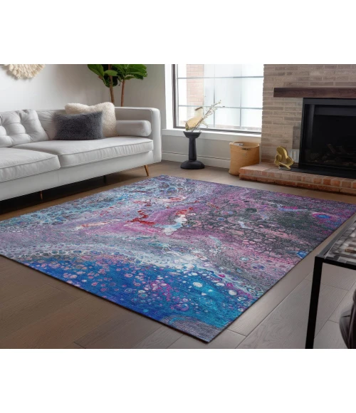 Chantille ACN588 Blue 3' x 5' Rug