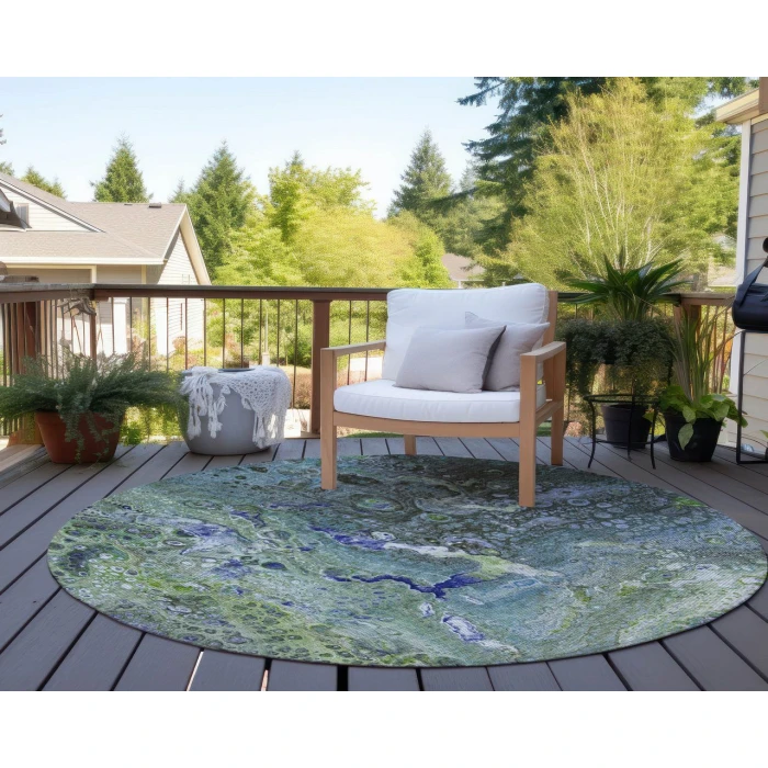 Chantille ACN588 Green 8' x 8' Rug