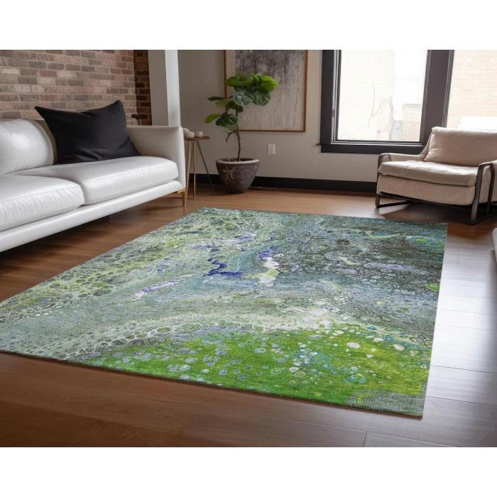 Chantille ACN588 Green 2'6" x 3'10" Rug