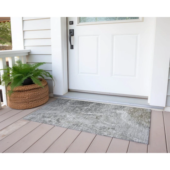 Chantille ACN588 Silver 1'8" x 2'6" Rug