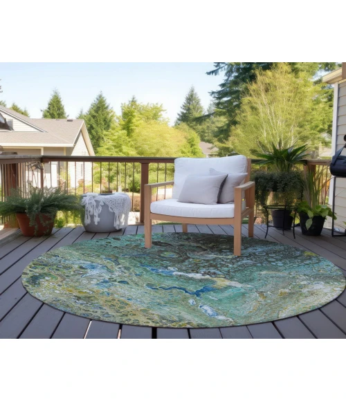 Chantille ACN588 Teal 8' x 8' Rug