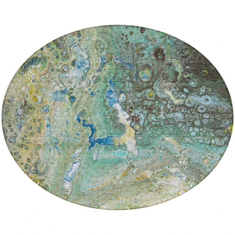Chantille ACN588 Teal 8' x 8' Rug