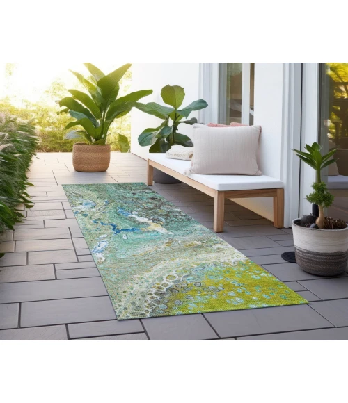 Chantille ACN588 Teal 2'3" x 7'6" Rug
