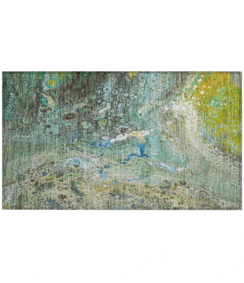 Chantille ACN588 Teal 1'8" x 2'6" Rug