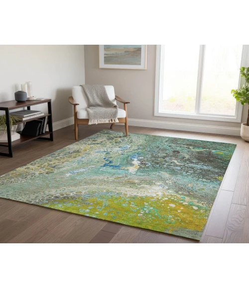 Chantille ACN588 Teal 3' x 5' Rug