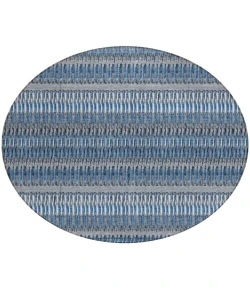 Addison Chantille ACN589 Blue 8 ft. x 8 ft. Round Rug