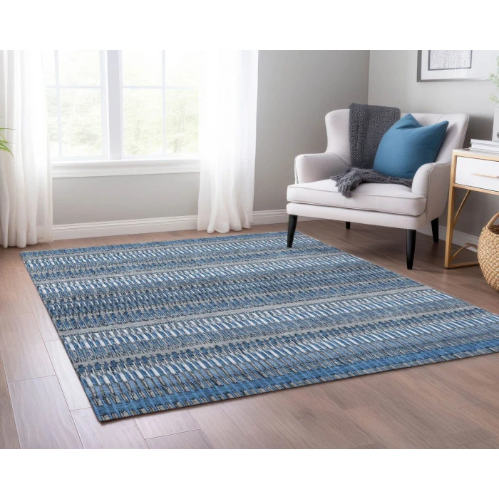 Chantille ACN589 Blue 8' x 10' Rug