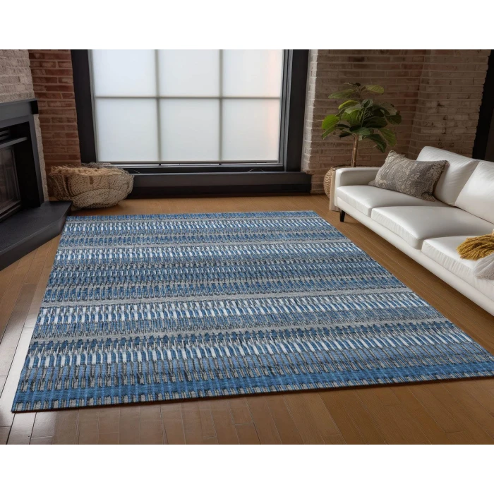 Chantille ACN589 Blue 8' x 10' Rug