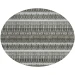 Addison Chantille ACN589 Gray 8 ft. x 8 ft. Round Rug