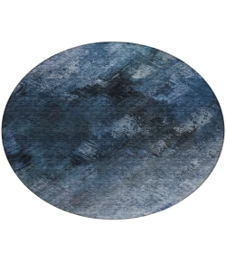 Addison Chantille ACN590 Blue 8 ft. x 8 ft. Round Rug