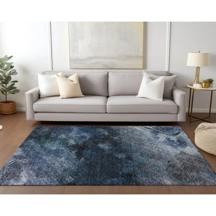 Chantille ACN590 Blue 10' x 14' Rug