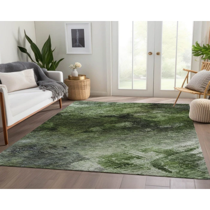 Chantille ACN590 Green 2'6" x 3'10" Rug
