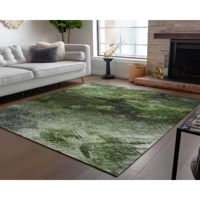 Chantille ACN590 Green 2'6" x 3'10" Rug