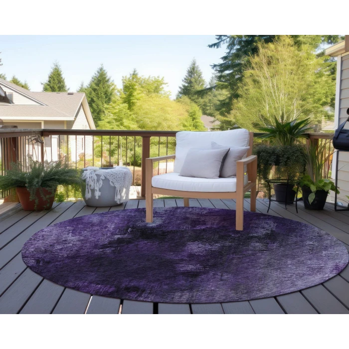 Chantille ACN590 Purple 8' x 8' Rug