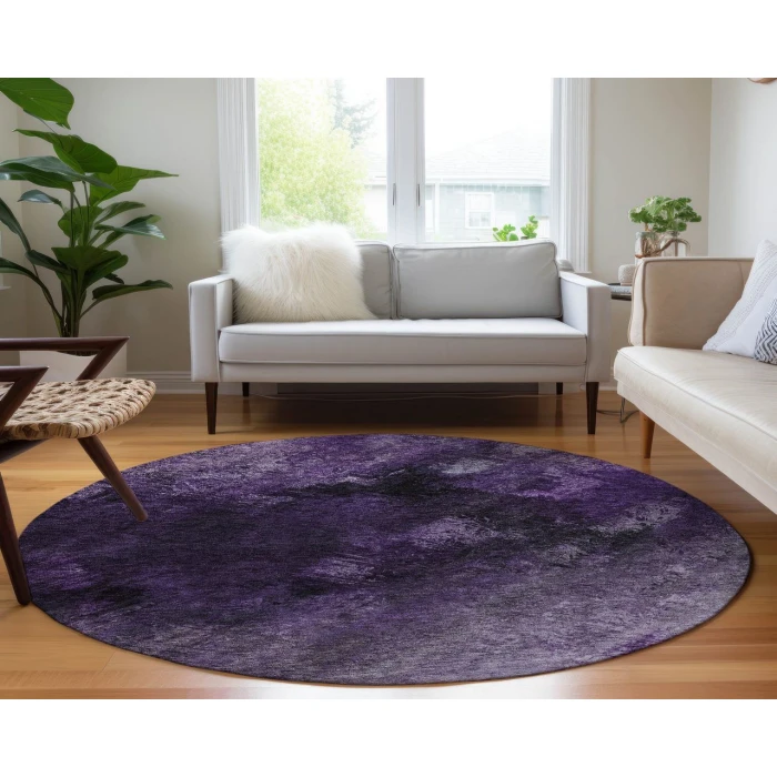 Chantille ACN590 Purple 8' x 8' Rug