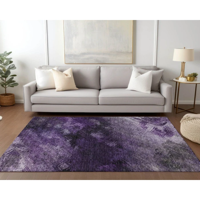 Chantille ACN590 Purple 2'6" x 3'10" Rug