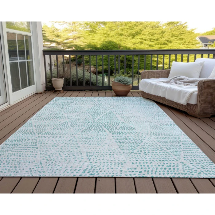 Chantille ACN591 Aqua 10' x 14' Rug