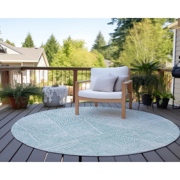 Chantille ACN591 Aqua 8' x 8' Rug